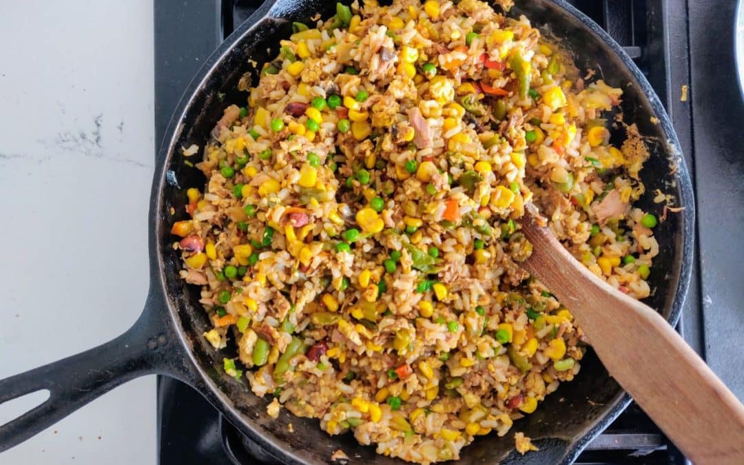 Quick Clean-Out-the-Fridge One-pot Fried Rice